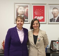 CHP kadın politikaları görüşmesinden fotoğraf